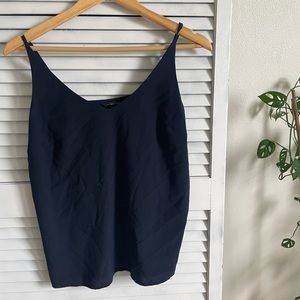 Navy Blue Banana Republic Flowy Camisole